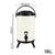 Soga 8 X 18 L Stainless Steel Insulated Milk Tea Barrel Hot And Cold Beverage Dispenser Container With Faucet White