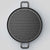 Soga 2 X 30cm Ribbed Cast Iron Frying Pan Skillet Coating Steak Sizzle Platter