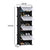 8 Tier Shoe Rack Organizer Sneaker Footwear Storage Stackable Stand Cabinet Portable Wardrobe with Cover