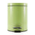 Soga 2 X 7 L Foot Pedal Stainless Steel Rubbish Recycling Garbage Waste Trash Bin Round Green