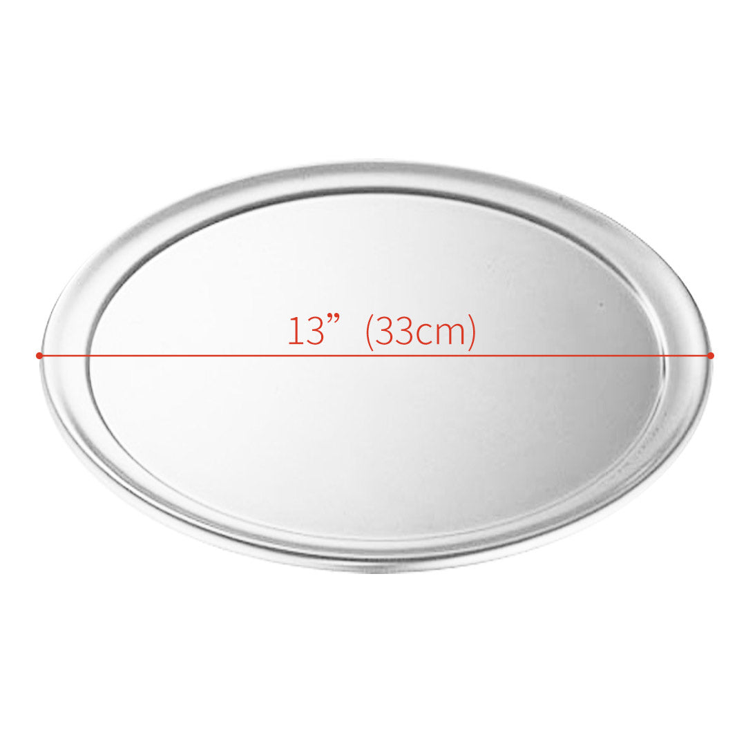 Soga 6 X 13 Inch Round Aluminum Steel Pizza Tray Home Oven Baking Plate Pan