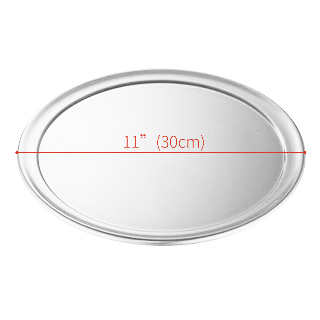 Soga 2 X 11 Inch Round Aluminum Steel Pizza Tray Home Oven Baking Plate Pan
