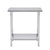 Soga 80*70*85cm Commercial Catering Kitchen Stainless Steel Prep Work Bench