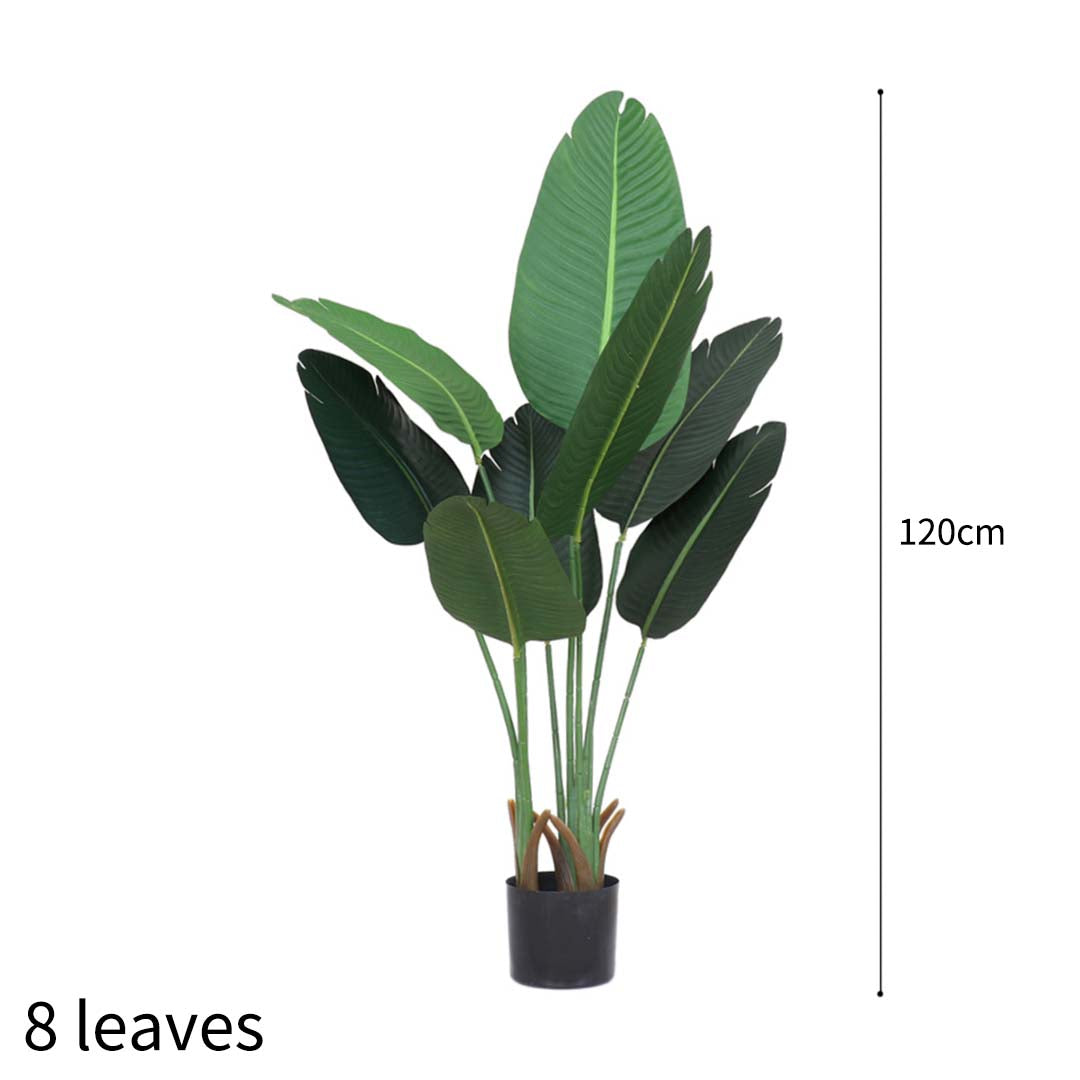 Soga 4 X 120cm Artificial Green Indoor Traveler Banana Fake Decoration Tree Flower Pot Plant