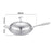 Soga 2 X 18/10 Stainless Steel Fry Pan 34cm Frying Pan Top Grade Skillet With Helper Handle And Lid