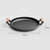 Soga 35cm Cast Iron Frying Pan Skillet Steak Sizzle Fry Platter With Wooden Handle No Lid