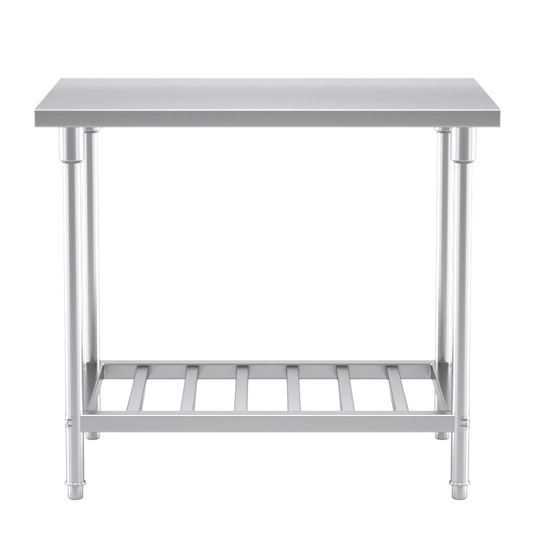 100*70*85cm Commercial Catering Kitchen Stainless Steel Prep Work Bench