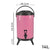 Soga 4 X 14 L Stainless Steel Insulated Milk Tea Barrel Hot And Cold Beverage Dispenser Container With Faucet Pink