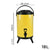 Soga 2 X 18 L Stainless Steel Insulated Milk Tea Barrel Hot And Cold Beverage Dispenser Container With Faucet Yellow