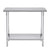 Soga 100*70*85cm Commercial Catering Kitchen Stainless Steel Prep Work Bench