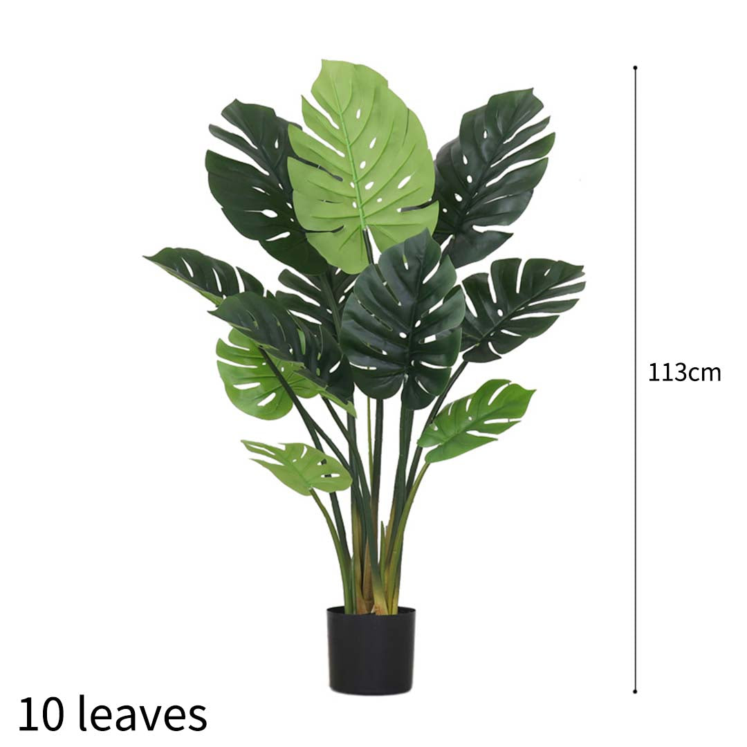 Soga 2 X 113cm Artificial Indoor Potted Turtle Back Fake Decoration Tree Flower Pot Plant