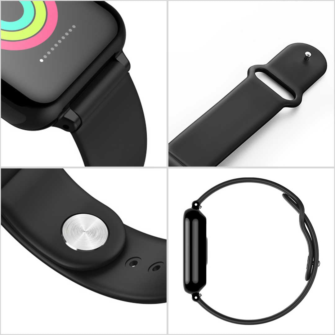 Soga Waterproof Fitness Smart Wrist Watch Heart Rate Monitor Tracker Black