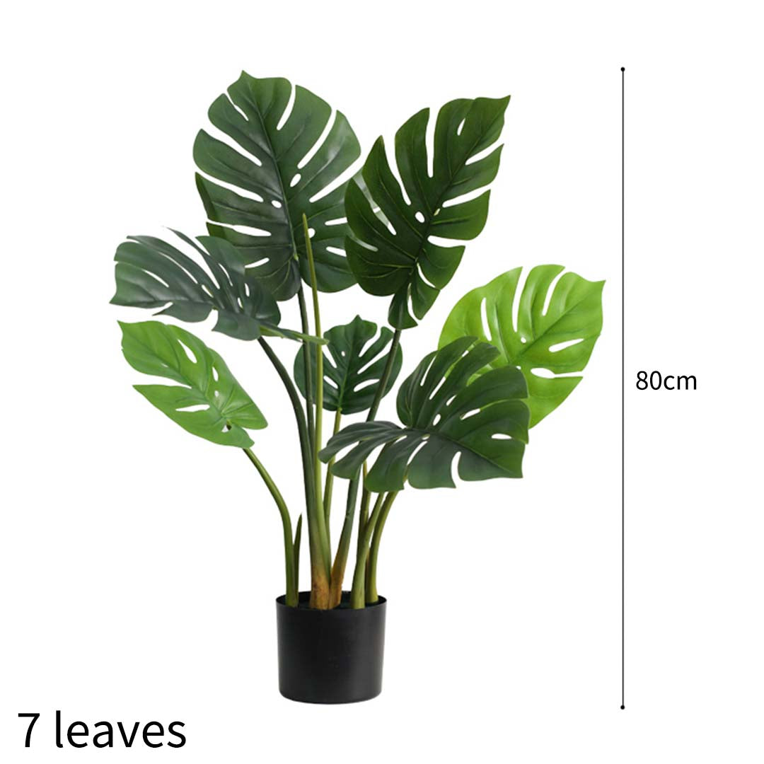 Soga 2 X 80cm Artificial Indoor Potted Turtle Back Fake Decoration Tree Flower Pot Plant