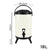 Soga 2 X 18 L Stainless Steel Insulated Milk Tea Barrel Hot And Cold Beverage Dispenser Container With Faucet White