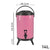 Soga 2 X 14 L Stainless Steel Insulated Milk Tea Barrel Hot And Cold Beverage Dispenser Container With Faucet Pink