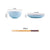 Soga Blue Japanese Style Ceramic Dinnerware Crockery Soup Bowl Plate Server Kitchen Home Decor Set Of 10