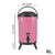 Soga 2 X 8 L Stainless Steel Insulated Milk Tea Barrel Hot And Cold Beverage Dispenser Container With Faucet Pink