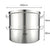 Soga 2 X Commercial 304 Stainless Steel Steamer With 2 Tiers Top Food Grade 28*18cm