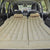 2X Beige Inflatable Car Boot Mattress Portable Camping Air Bed Travel Sleeping Essentials