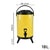 Soga 4 X 18 L Stainless Steel Insulated Milk Tea Barrel Hot And Cold Beverage Dispenser Container With Faucet Yellow