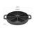 Soga 2 X 21.5 Cm Round Cast Iron Baking Wedge Pan Cornbread Cake 8 Slice Baking Dish With Handle