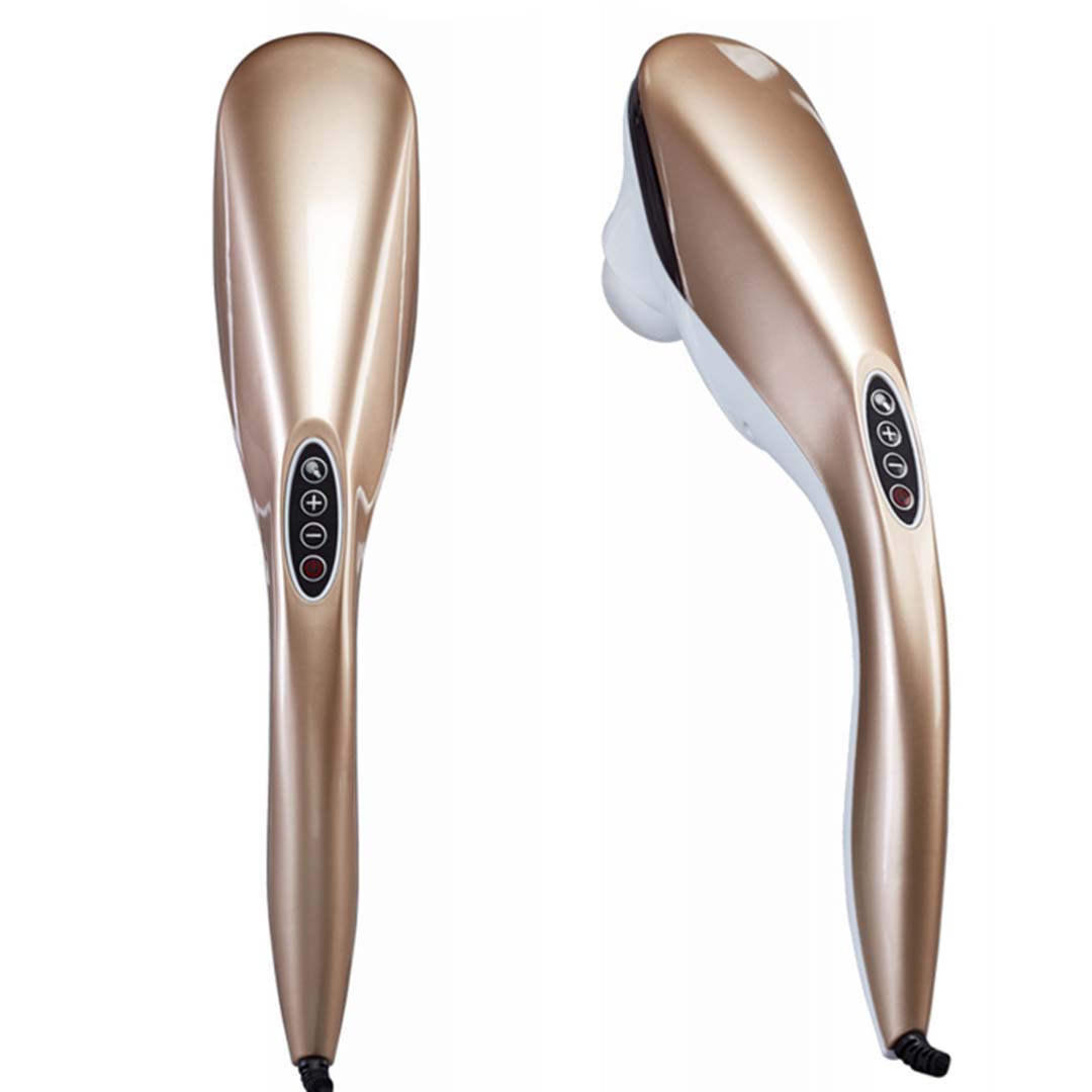 Soga 2 X 6 Heads Portable Handheld Massager Soothing Stimulate Blood Flow Shoulder Gold