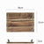 Soga 2 X 30cm Brown Rectangle Wooden Acacia Food Serving Tray Charcuterie Board Centerpiece Home Decor