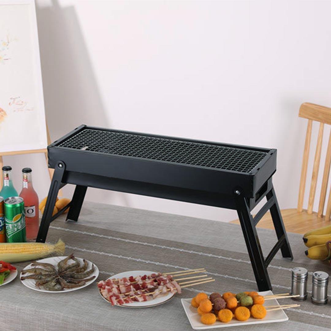 Soga 60cm Portable Folding Thick Box Type Charcoal Grill For Outdoor Bbq Camping