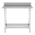 Soga Commercial Catering Kitchen Stainless Steel Prep Work Bench Table With Back Splash 100*70*85cm