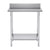 Soga Commercial Catering Kitchen Stainless Steel Prep Work Bench Table With Back Splash 80*70*85cm