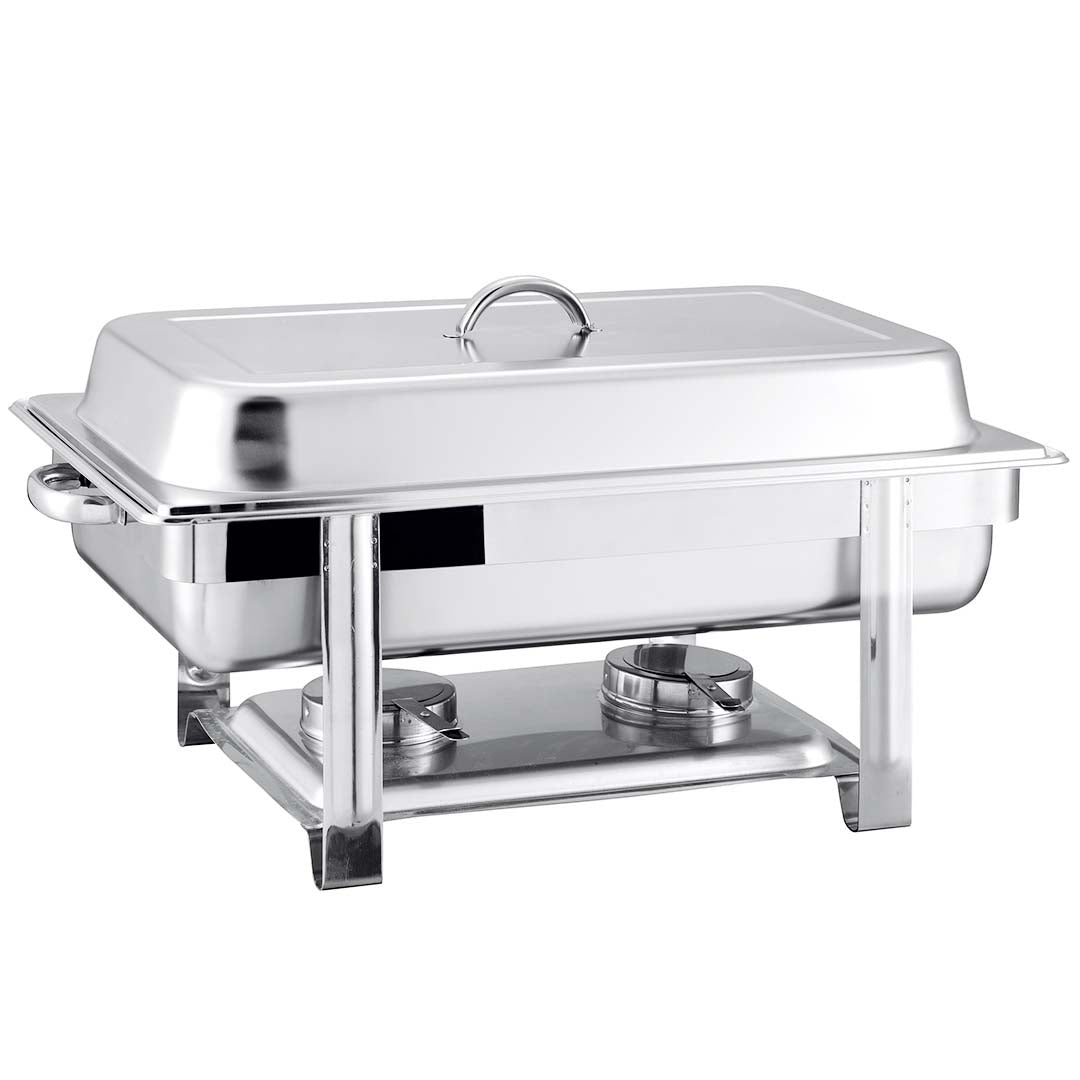 Soga 4 X Stainless Steel Chafing Double Tray Catering Dish Food Warmer