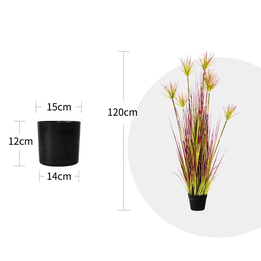 Soga 4 X 120cm Green Artificial Indoor Potted Papyrus Plant Tree Fake Simulation Decorative