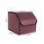 Soga 2 X Leather Car Boot Collapsible Foldable Trunk Cargo Organizer Portable Storage Box Red Small