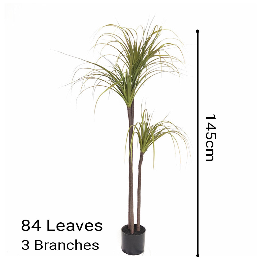 Soga 4 X 145cm Green Artificial Indoor Dragon Blood Tree Fake Plant Decorative