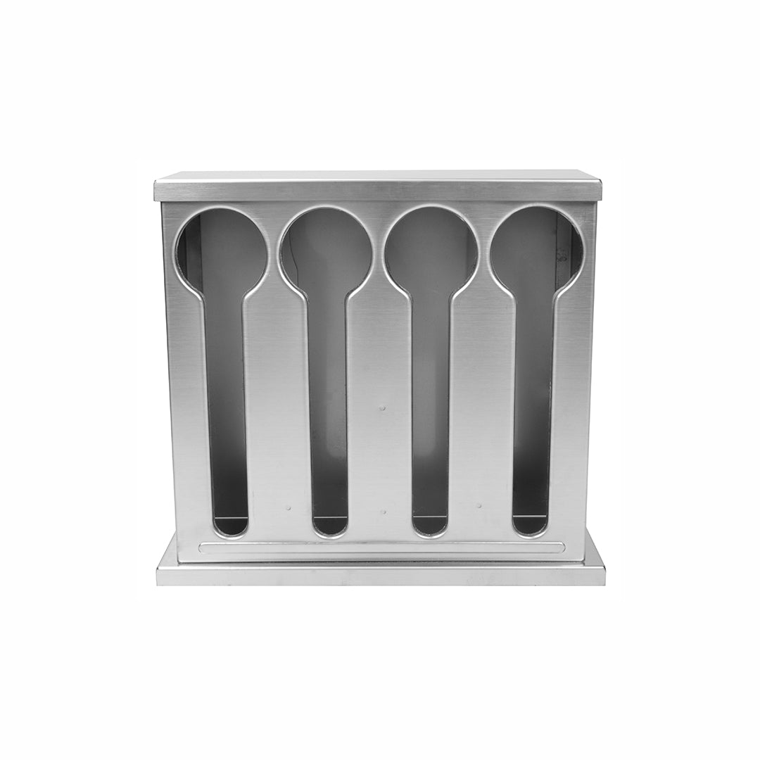 Soga 2 X Stainless Steel Buffet Restaurant Spoon Utensil Holder Storage Rack 4 Holes