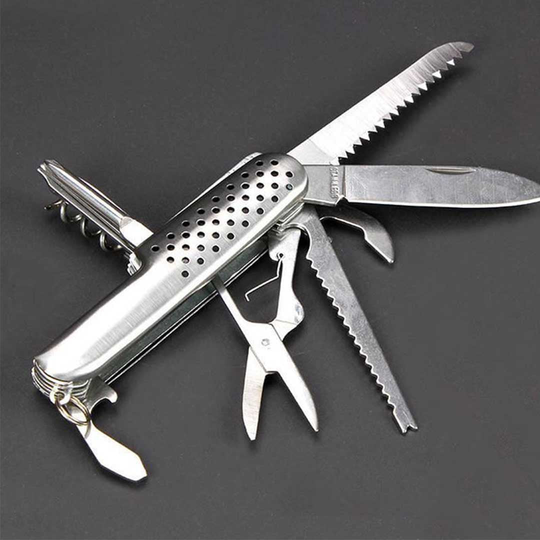 Soga Multi Function Army Knife Tool Swiss Style 102