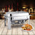 Soga 2 X 9 L Stainless Steel Chafing Catering Dish Food Warmer