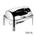 Soga 4 X 6.5 L Stainless Steel Double Soup Tureen Bowl Station Roll Top Buffet Chafing Dish Catering Chafer Food Warmer Server