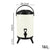 Soga 2 X 16 L Stainless Steel Insulated Milk Tea Barrel Hot And Cold Beverage Dispenser Container With Faucet White