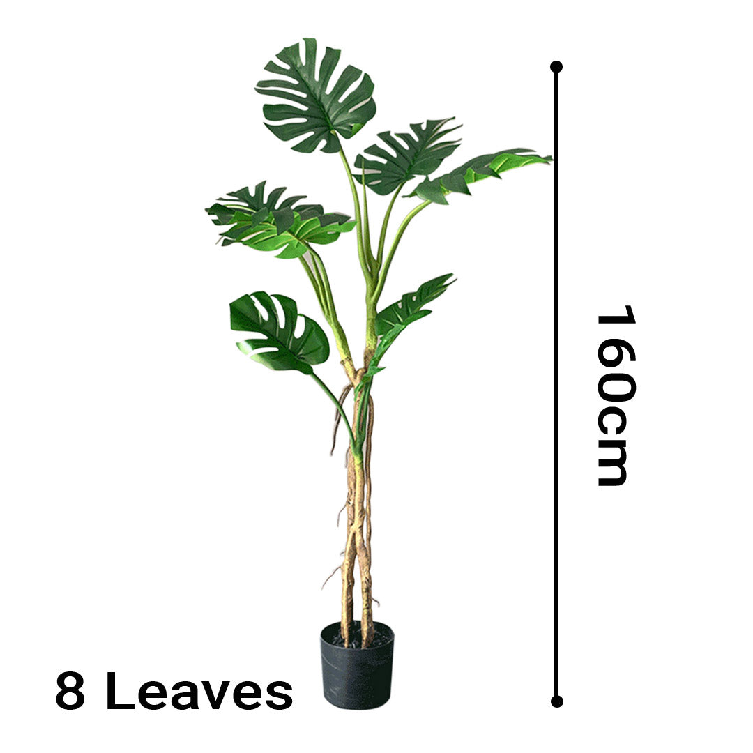 Soga 2 X 160cm Green Artificial Indoor Turtle Back Tree Fake Fern Plant Decorative