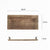 Soga 2 X 36cm Brown Rectangle Wooden Acacia Food Serving Tray Charcuterie Board Centerpiece Home Decor