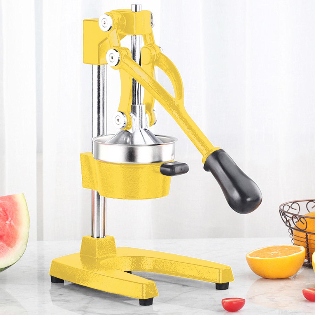 Soga 2 X Commercial Manual Juicer Hand Press Juice Extractor Squeezer Orange Citrus Yellow