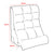 Soga 60cm White Triangular Wedge Lumbar Pillow Headboard Backrest Sofa Bed Cushion Home Decor