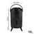 Soga 4 X 18 L Stainless Steel Insulated Milk Tea Barrel Hot And Cold Beverage Dispenser Container With Faucet Black