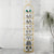 7 Tier Bunny Ears Shape Gold Plated Metal Shoe Organizer Space Saving Portable Footwear Storage Shelf