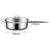 Soga 30cm Stainless Steel Saucepan Sauce Pan With Glass Lid And Helper Handle Triple Ply Base Cookware