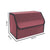 Soga 2 X Leather Car Boot Collapsible Foldable Trunk Cargo Organizer Portable Storage Box Red Medium