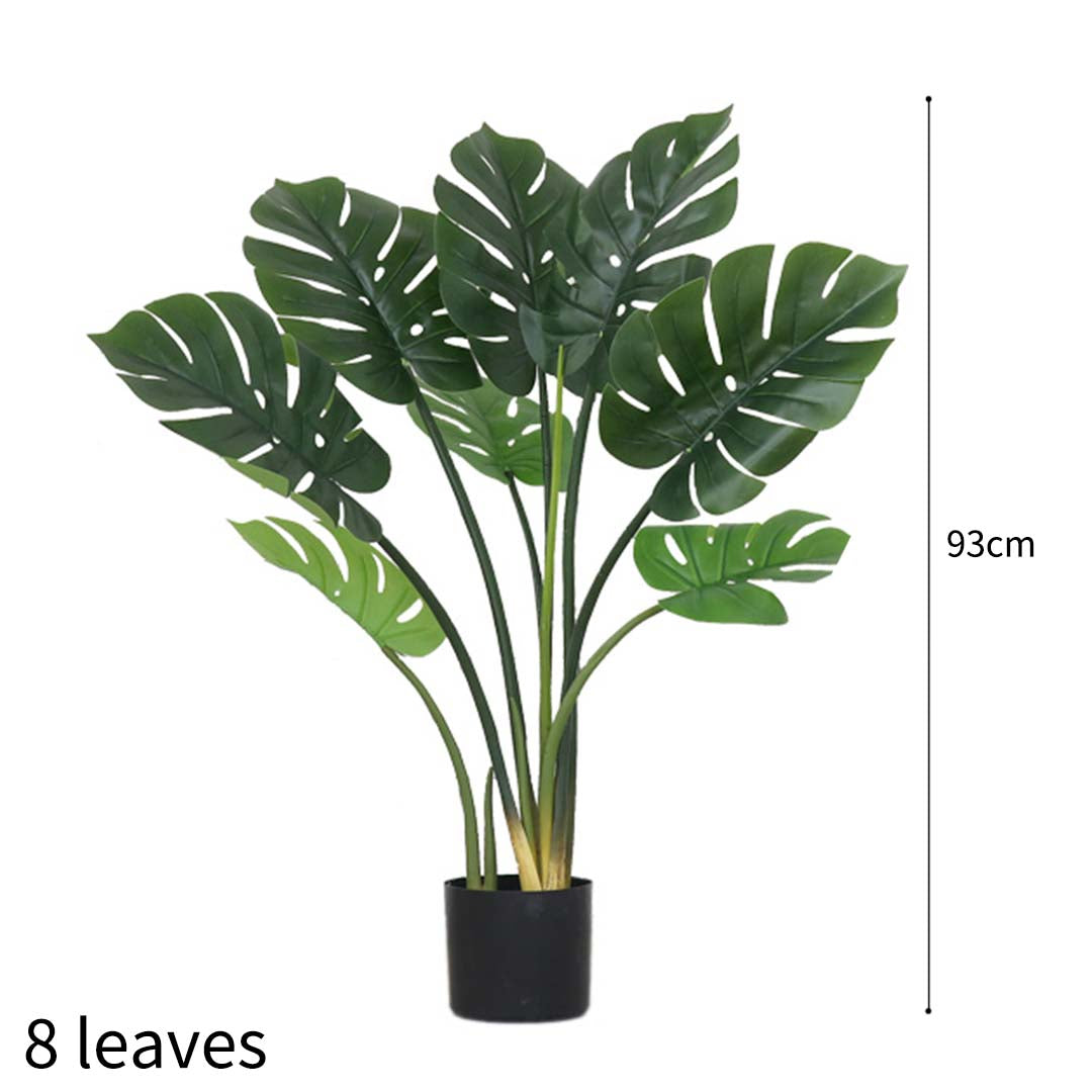 Soga 2 X 93cm Artificial Indoor Potted Turtle Back Fake Decoration Tree Flower Pot Plant