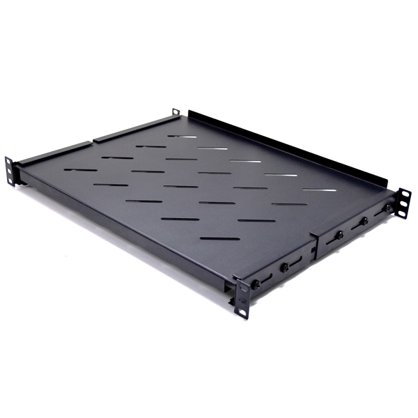 1RU Universal Fixed Shelf for Server Racks with Rail to Rail Depth up to 470mm