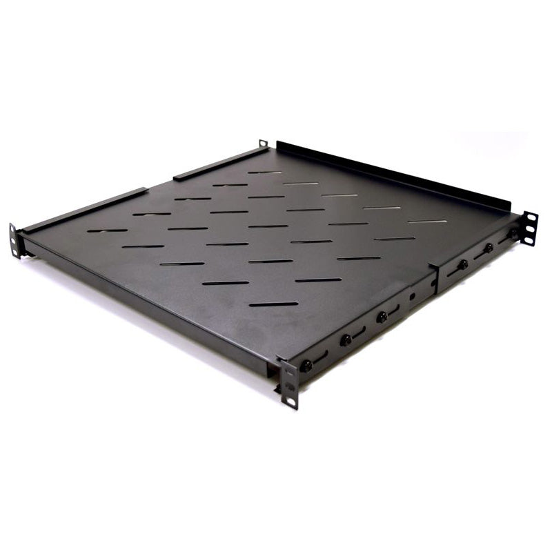 1RU Universal Fixed Shelf for Server Racks with Rail to Rail Depth up to 630mm